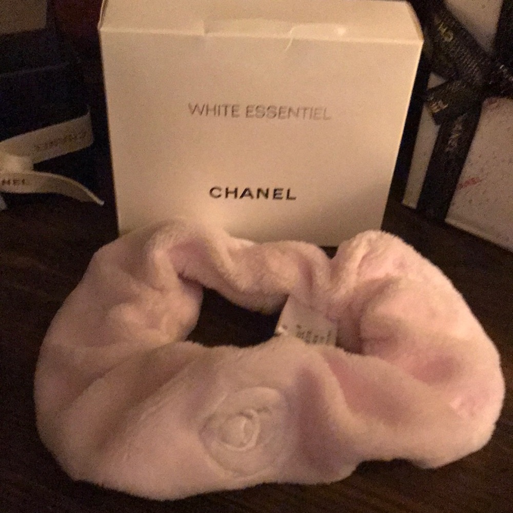 Chanel pink spa headband hair band VIP gift